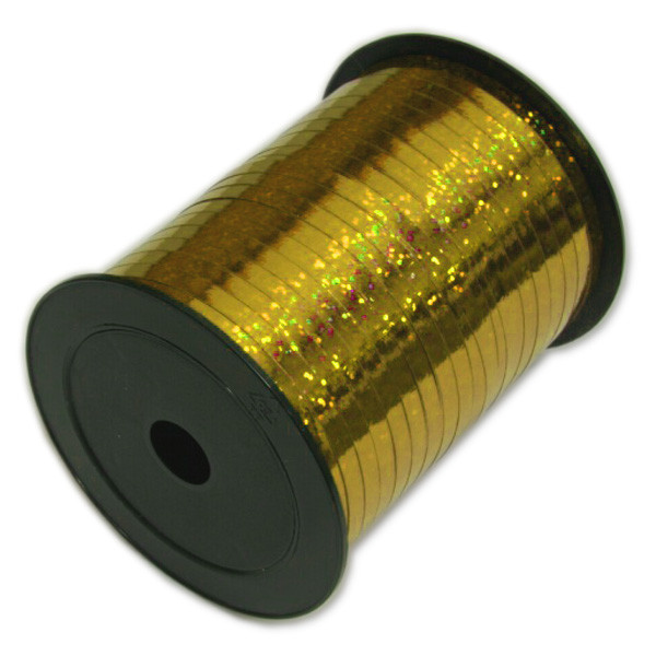 Stuha LASER 5 mm x 250 Yd - zlatá (1 ks)