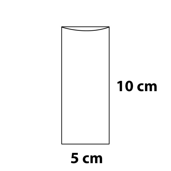 PP sáček plochý bez RZ - 5 x 10 cm - 30 my (500 ks/bal)