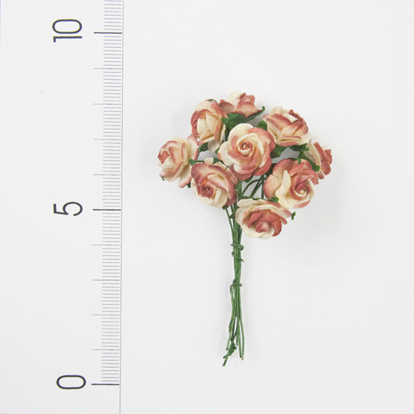 Dekorační přízdoba - růže Ø15mm (100ks/bal)