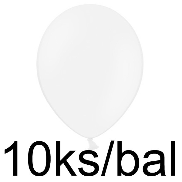 Luftballon pastell -  Ø 30 cm - weiß  (10 Stk/Pkg)