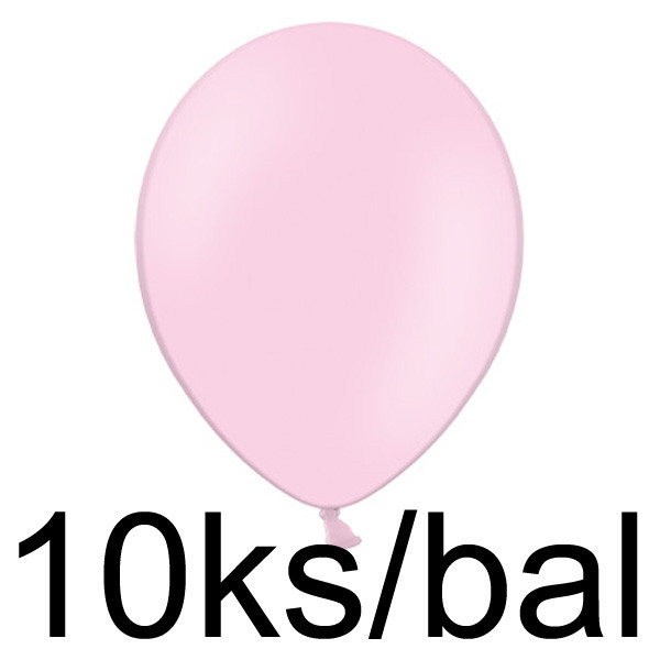 Luftballon pastell -  Ø 30 cm - rosa (10 Stk/Pkg)