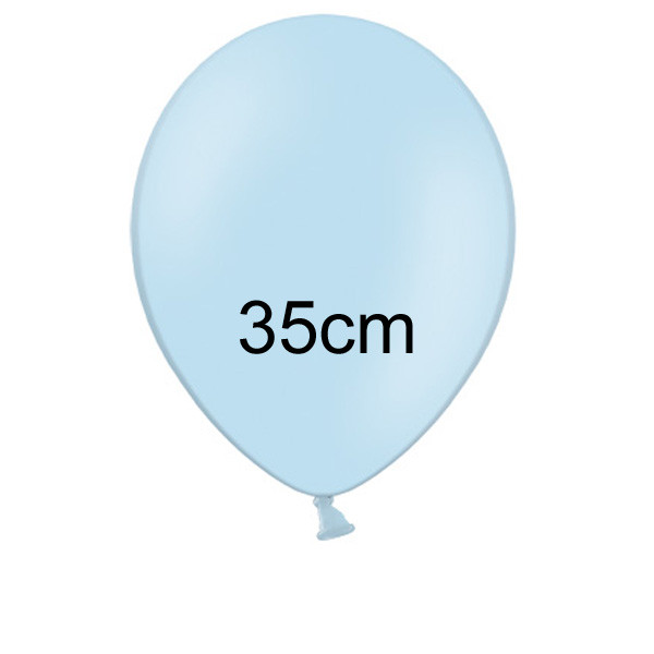 Balonek pastelový - Ø35 cm - světle modrá (100 ks/bal)