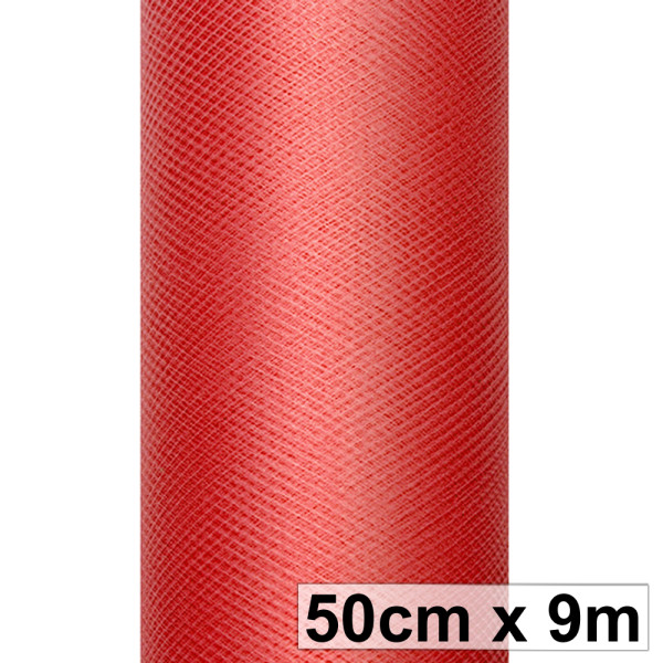 Tüll zum Arrangieren  50 cm - lila (9 m / Rolle)