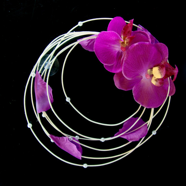 Hochzeits - Dekoration Orchidee - Kombination Lila (1 St.)