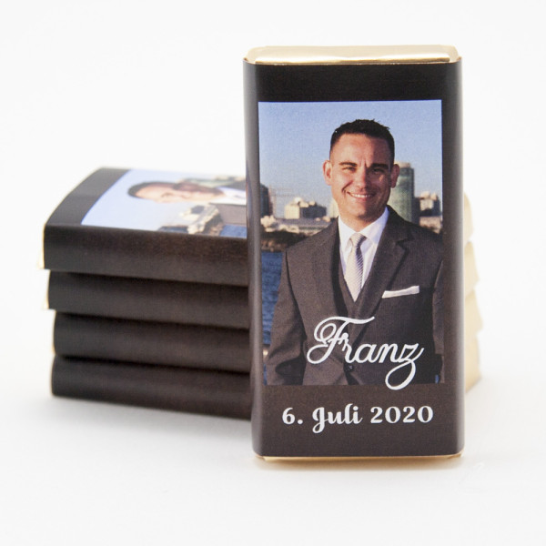 Mini-Schokolade Geburtstag - Franz (1 St.)