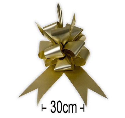 Große Schleife Ø 30 cm - GOLD (1Stk)