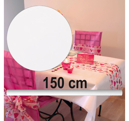 Vlieseline als Tischdekoration - 120 cm - rot ( 10 m / Rolle )