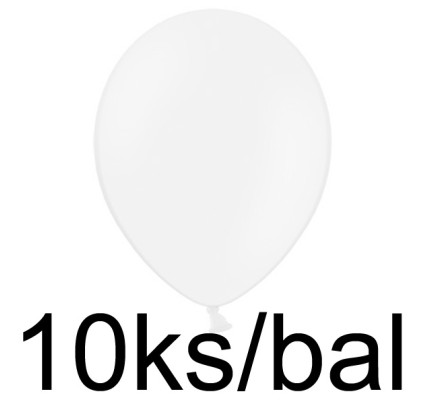 Luftballon pastell -  Ø 30 cm - weiß  (10 Stk/Pkg)