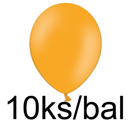 Luftballon pastell  -  Ø 30 cm - orange (10 Stk/Pkg)