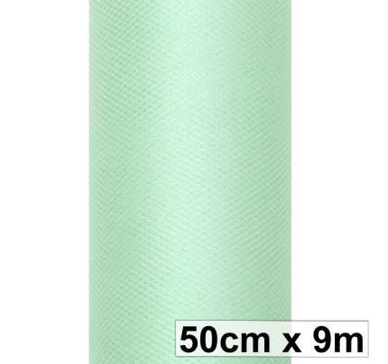 Tüll zum Arrangieren  50 cm - lila (9 m / Rolle)