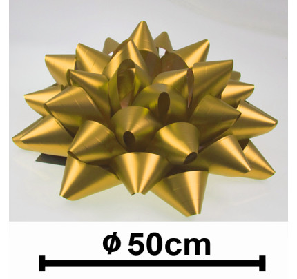 Fertiger DEKOSTERN  Ø 50 cm metallic - gold (1St.)