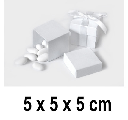 Geschenkbox CUBE 5 x 5 x 5 cm- weiß (10 St./ Verp.)