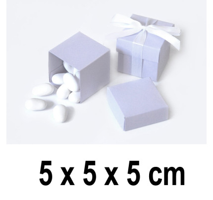 Geschenkbox CUBE 5 x 5 x 5 cm - lila (10 St./ Verp.)