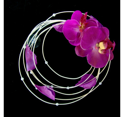 Hochzeits - Dekoration Orchidee - Kombination Lila (1 St.)