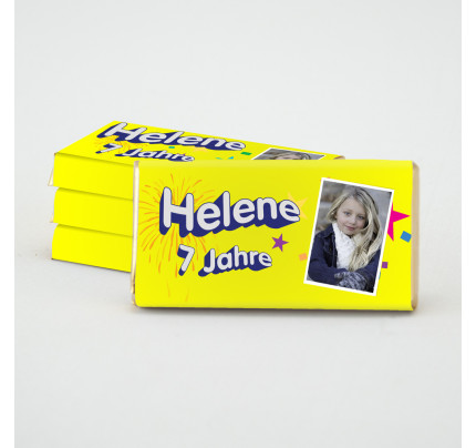 Mini-Schokolade Geburtstag – Helene (1 St.)