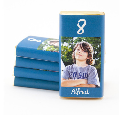 Mini-Schokolade Geburtstag - Alfred (1 St.)