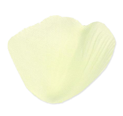 Rosenblätter aus Stoff 43x46mm - creme (100 St./ Verp.)