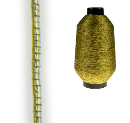 Ozdobná gumička GUMIDO Ø0,9 mm - zlatá  (100 m/ks)