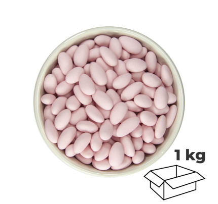 Hochzeitsmandeln farbig - rosa (1 kg)