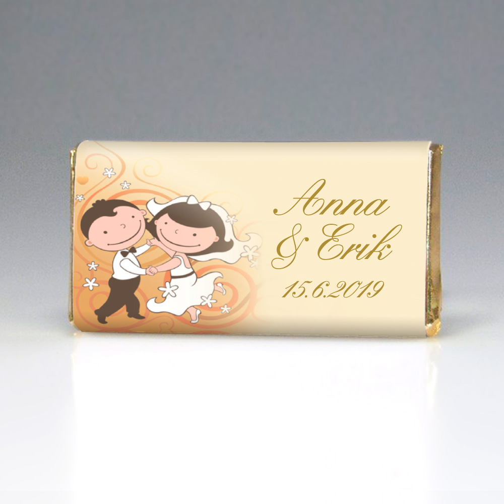 Svatební čokolády - +0,91 € (0,79 € Netto)