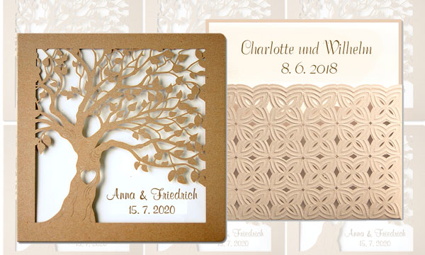 Hochzeitskarten - nejrůznější maličkosti, které budete na svatbě potřebovat.